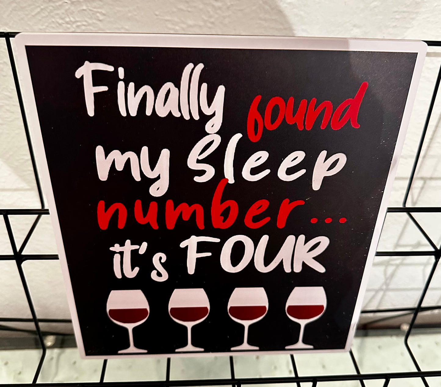 Finally found my Sleep number………it’s FOUR