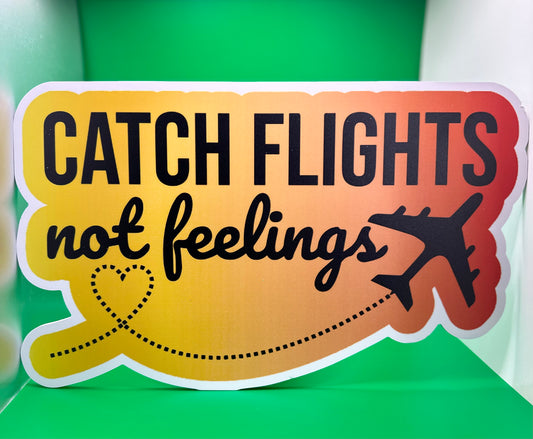 CATCH FLIGHTS not feelings